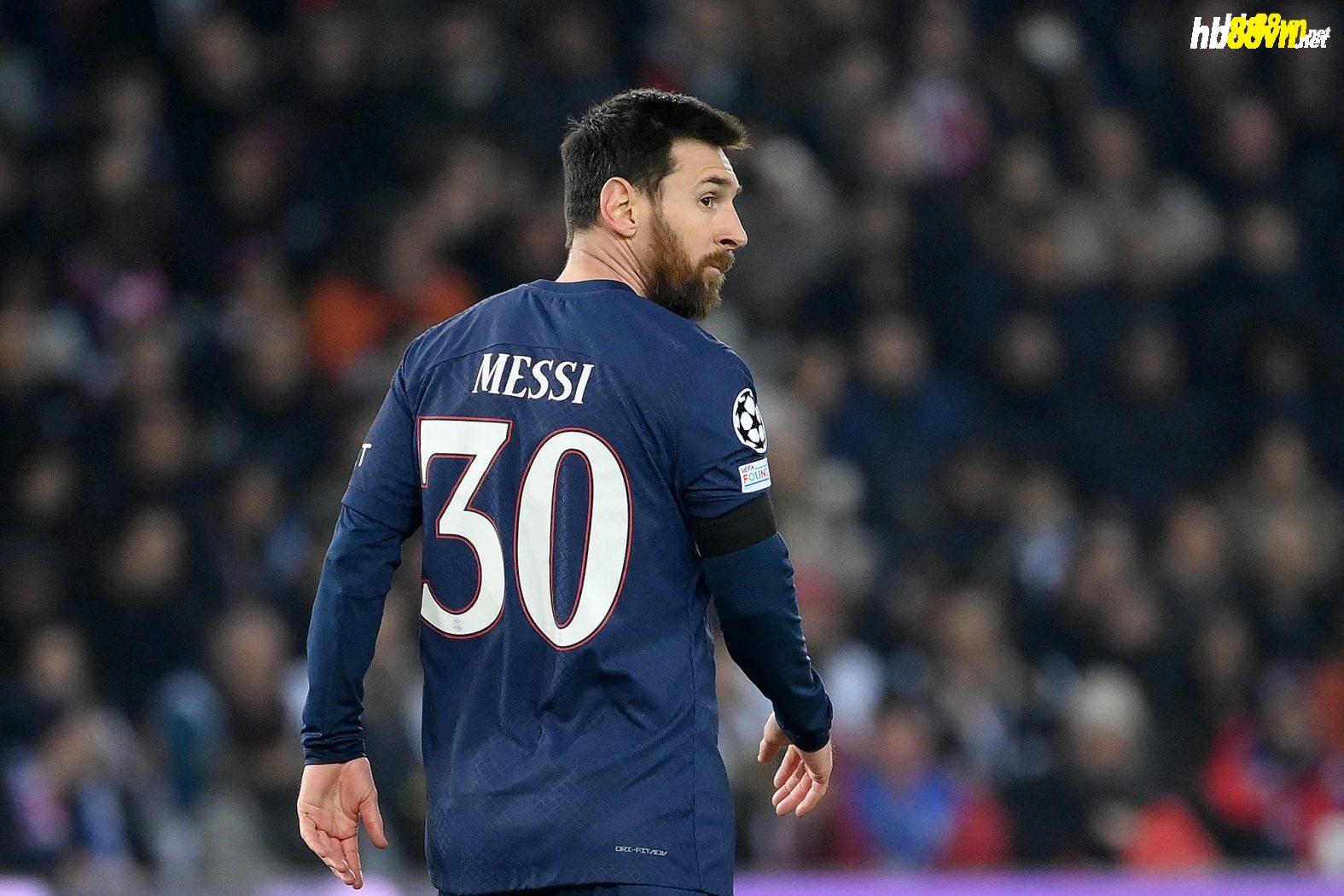 Messi mặc áo số 30 trong thời gian chơi cho PSG. Ảnh: AFP